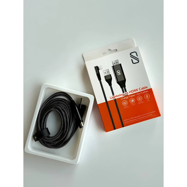 کابل تبدیل لایتنینگ به HDMI اسلیکتو مدل 202SHC-01 طول 2 متری