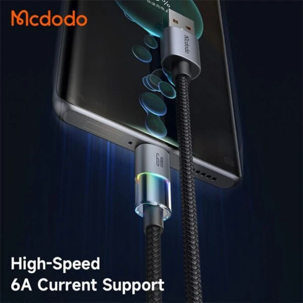 کابل تبدیل USB به USB-C مک دودو مدل CA-818 طول 1.2 متر