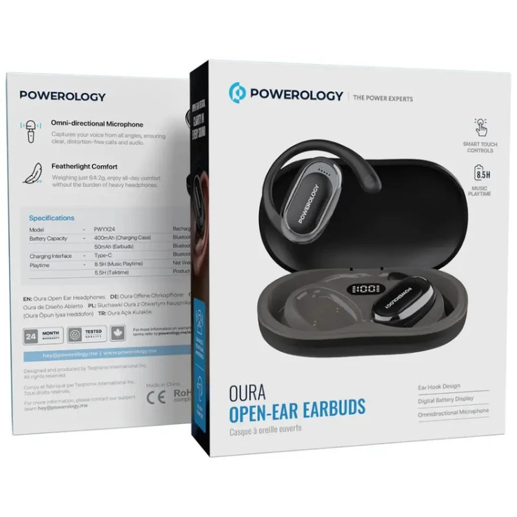 هدفون بی سیم پاورولوژی مدل Oura Open-Ear